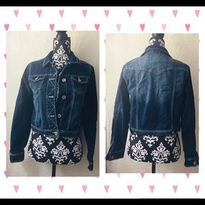 maurices jeans jacket size M